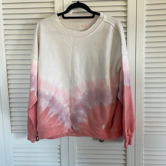 Free People Small Metti Ombré Crew Sweatshirt - NWT - Picture 3 of 4